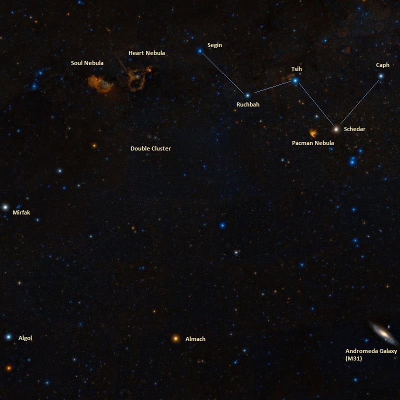 Созвездие 58. Кассиопея и Галактика Андромеды на ночном небе. Мирфак цвет звезды. Мирфак звезда координаты. POE Black Ice Constellation.
