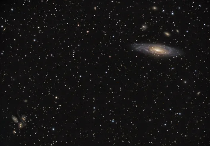 stephan's quintet and deer lick group