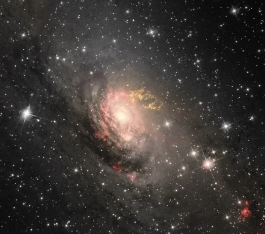 spiral galaxy in circinus constellation