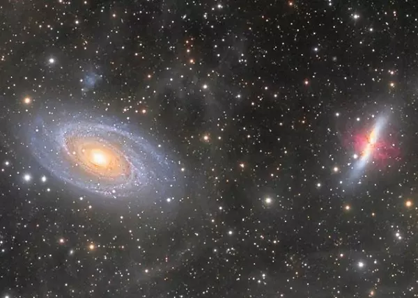 m81 and m82 galaxies,cigar galaxy,bode's galaxy