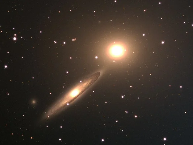 NGC 5090, NGC 5091,interacting galaxies in centaurus