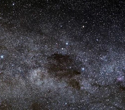 dark nebula in crux,emu in the sky