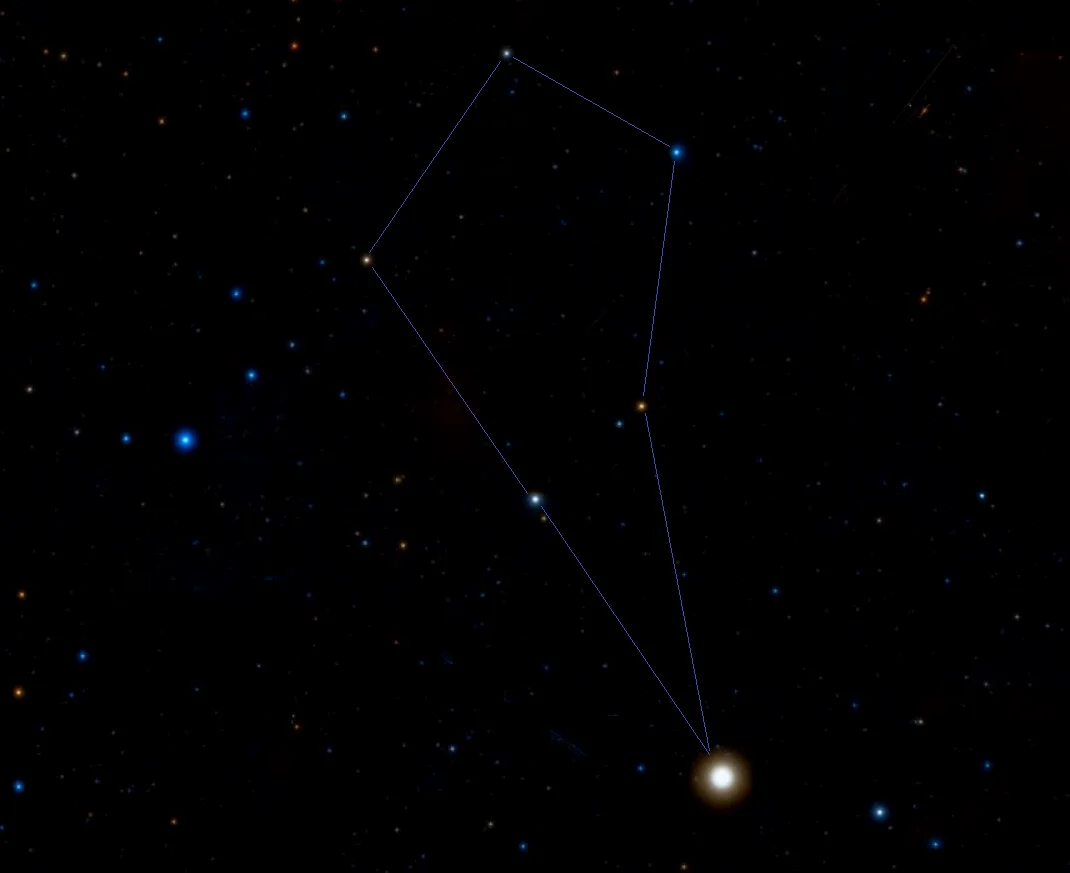 bootes constellation,kite constellation
