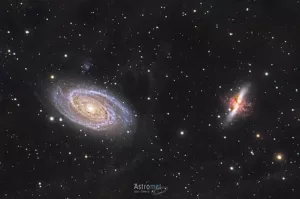 m81 and m82 galaxies