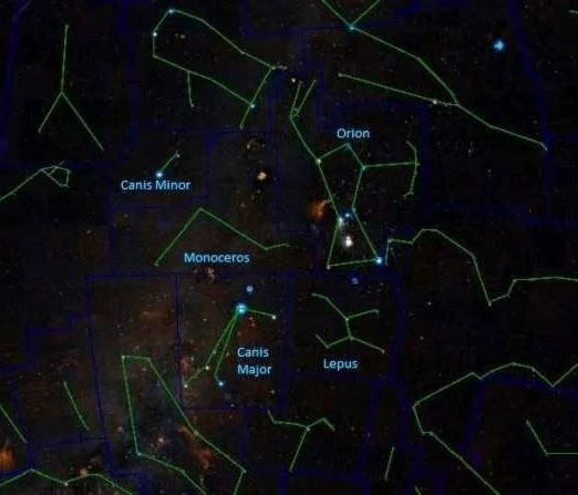 constellations near orion