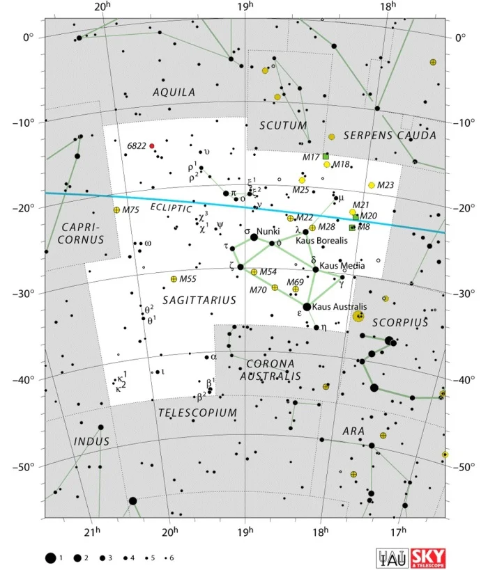 Sagittarius constellation,sagittarius stars,sagittarius location,archer constellation,sagittarius star map