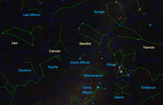 zodiac constellations map