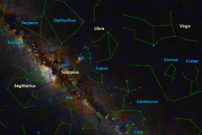 zodiac constellations map