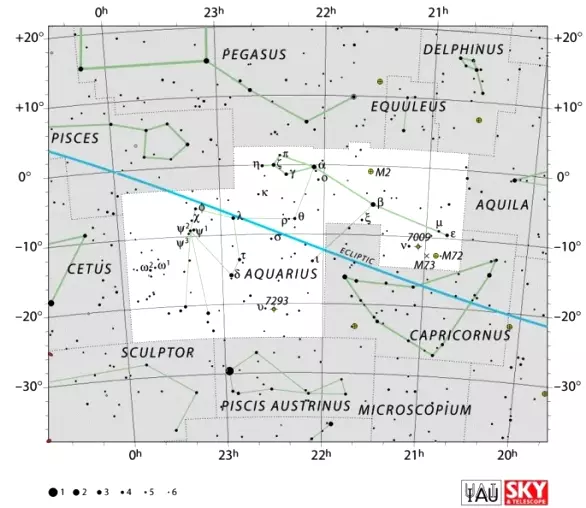 Aquarius constellation,aquarius stars,aquarius location,aquarius star map