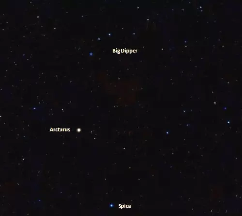 how to find arcturus,where is arcturus in the sky