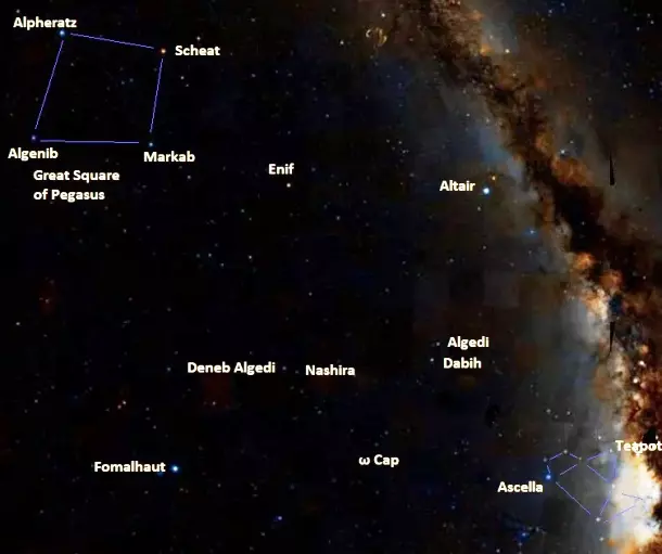 how to find capricornus,where is capricornus in the sky