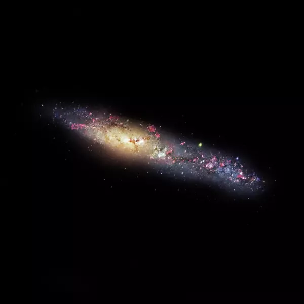 whale galaxy in sculptor