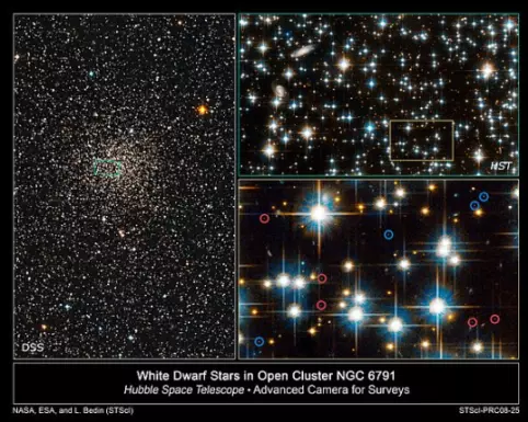 open cluster in lyra