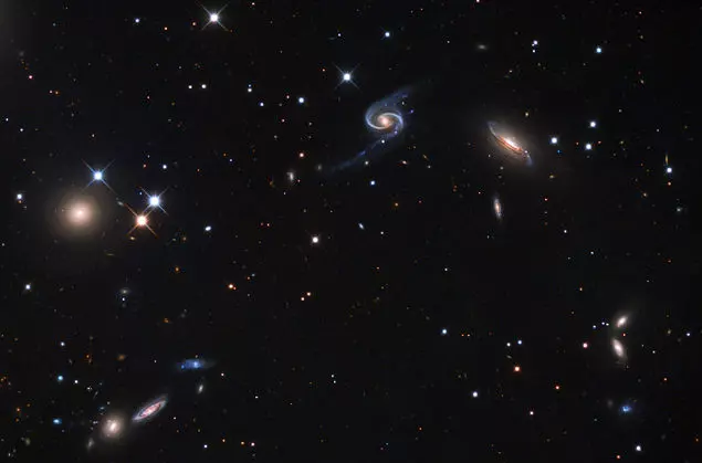 ngc 90,ngc 93,arp 65,interacting galaxies