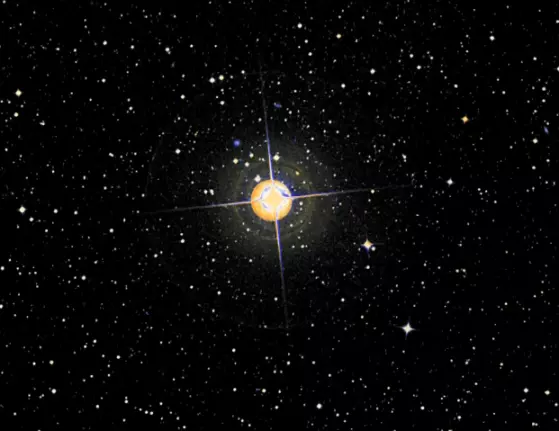 brightest star in mensa constellation