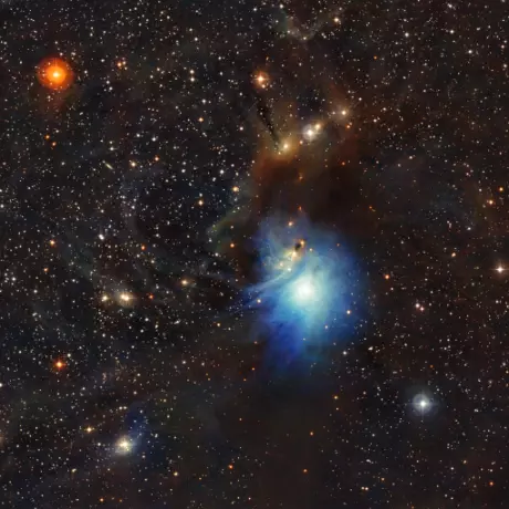 reflection nebula in chamaeleon constellation