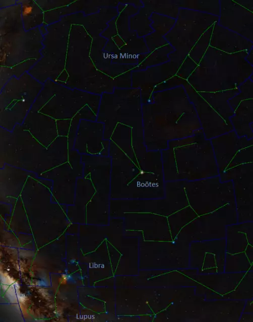 constellations in june,june sky