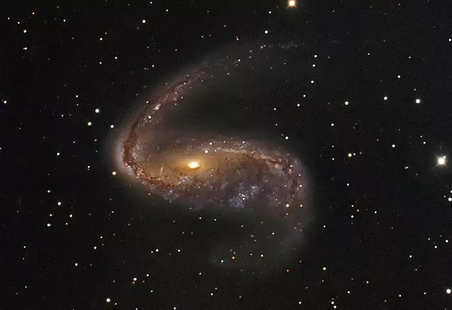 Meathook Galaxy,NGC 2442,spiral galaxy in volans