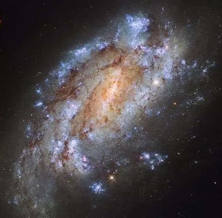 spiral galaxy in reticulum constellation