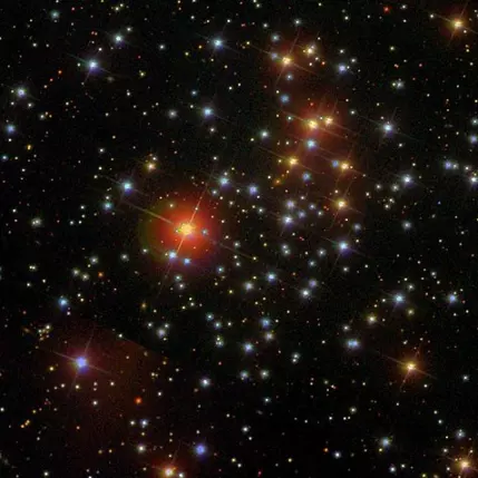 open cluster in the constellation gemini