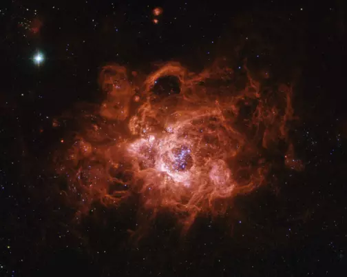 emission nebula in triangulum galaxy
