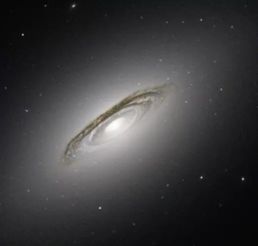 lenticular galaxy in constellation telescopium