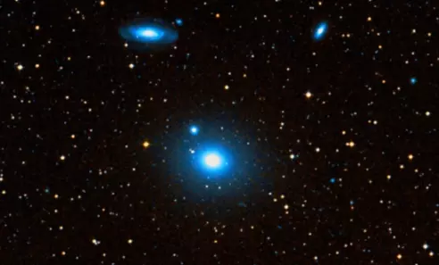 giant elliptical galaxy in constellation telescopium