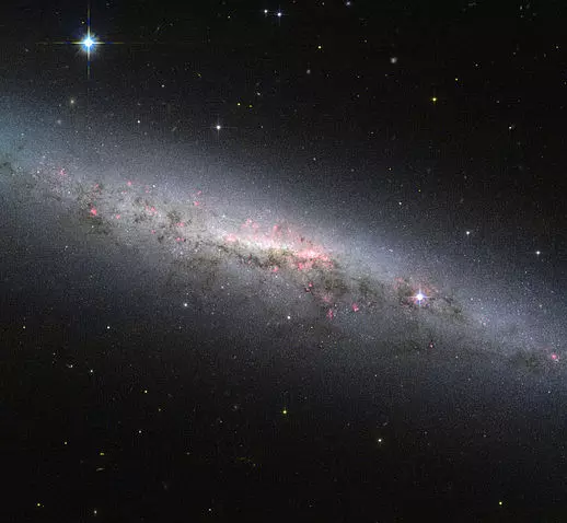 spiral galaxy in indus