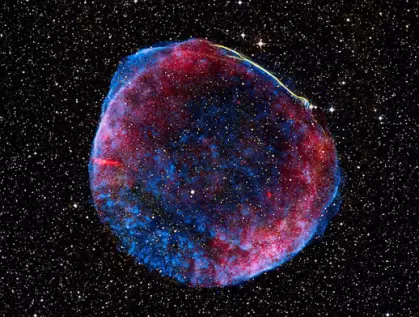 supernova remnant in the constellation lupus