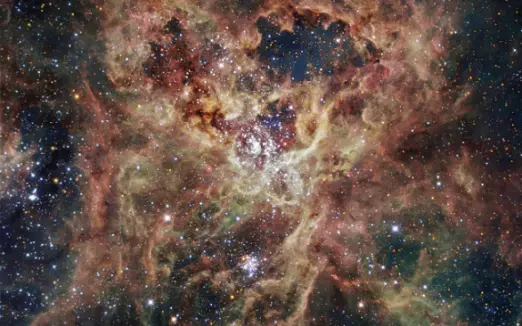 star forming nebula in dorado constellation
