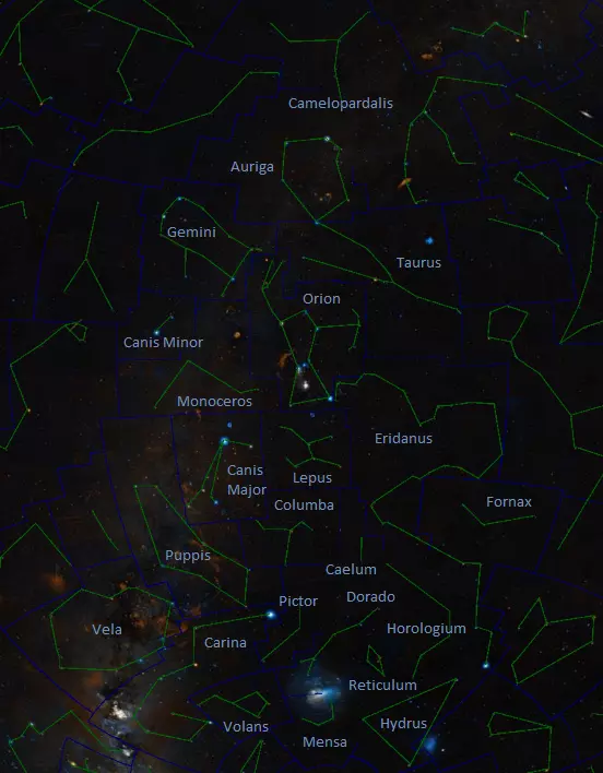 constellations map summer