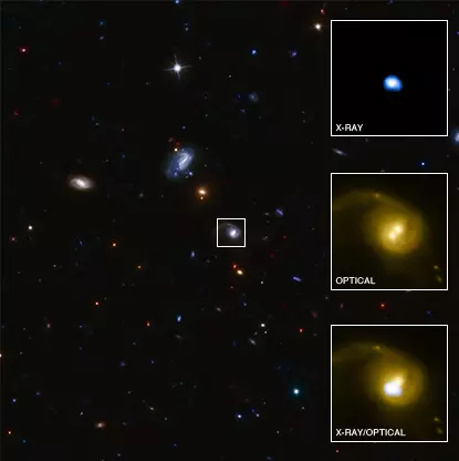 galaxy quasar in sextans