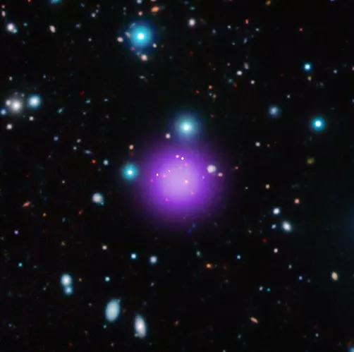 galaxy cluster in sextans