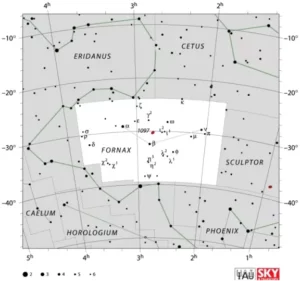 Fornax constellation,furnace constellation,fornax stars,fornax location