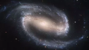 barred spiral galaxy in eridanus