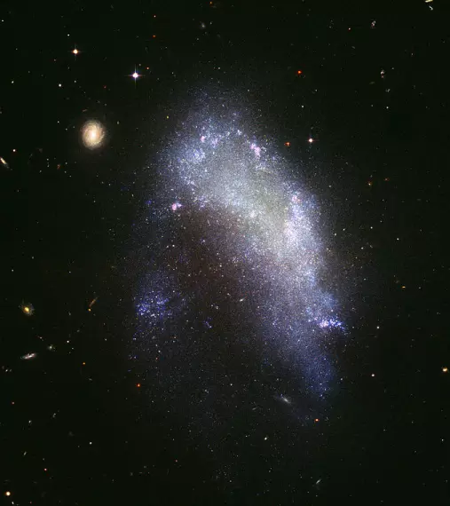 irregular galaxy in eridanus constellation