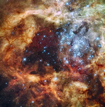 massive open cluster in large magellanic cloud