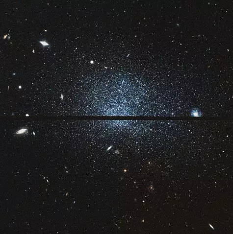 pgc 621,dwarf irregular galaxy in the constellation sculptor