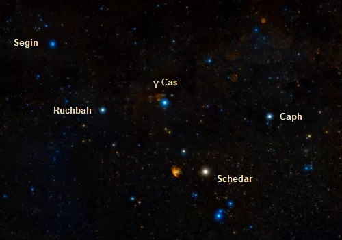 cassiopeia w stars