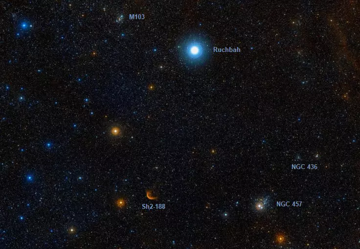 ruchbah deep sky objects