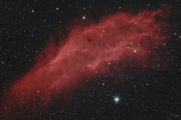 A huge cosmic cloud of red - California Nebula - Astronomy Magazine -  Interactive Star Charts, Planets, Meteors, Comets, Telescopes