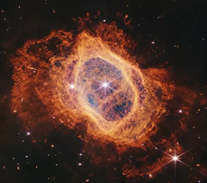 southern ring nebula james webb space telescope