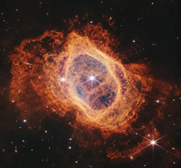 southern ring nebula james webb space telescope