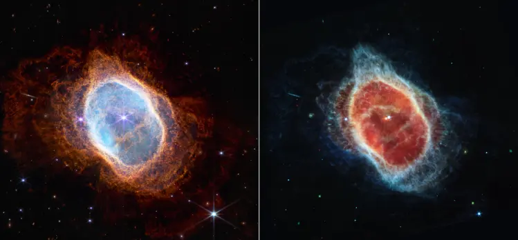 southern ring nebula james webb space telescope