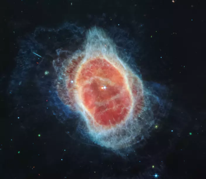 ngc 3132,eight burst nebula,james webb space telescope