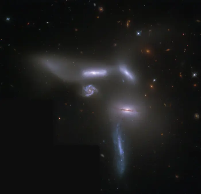 seyfert's sextet of galaxies,interacting galaxies,compact galaxy group