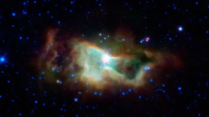 iris nebula infrared