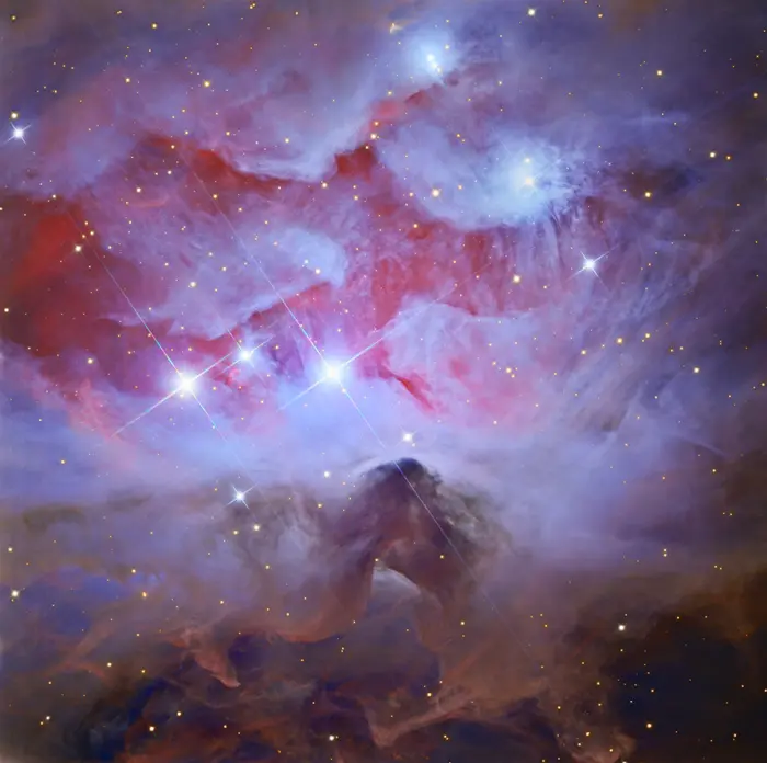 running man nebula,ngc 1977