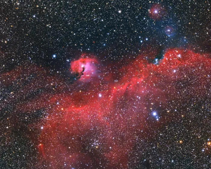 seagull nebula,ic 2177,emission nebula in monoceros