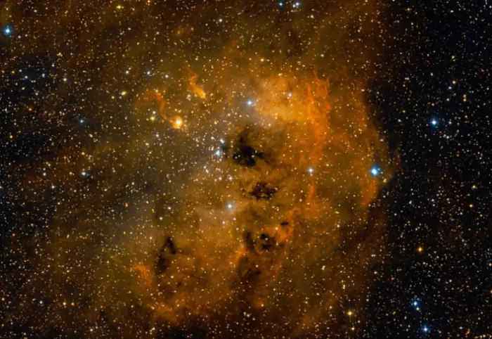 tadpole nebula,tadpoles,ic 410,simeis 129,simeis 130 